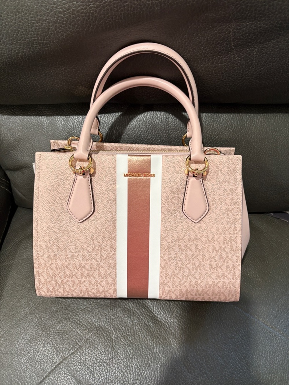 Michael Kors medium satchel in powder blush - Picture 1 of 10
